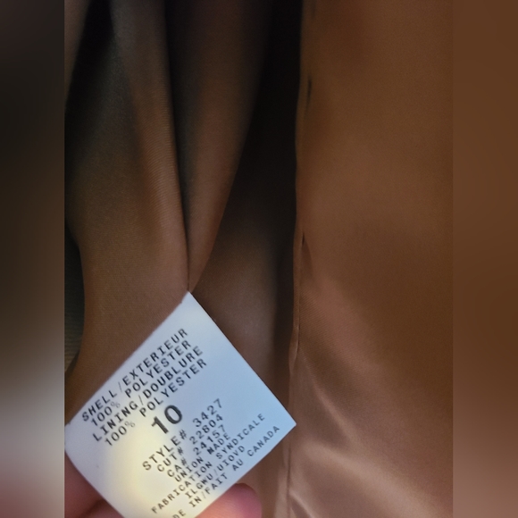 Ingenuity tan lace blazer- Size 10 - Picture 3 of 5